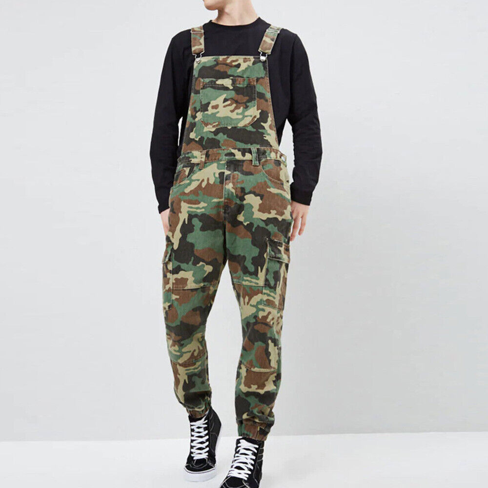 camo overalls