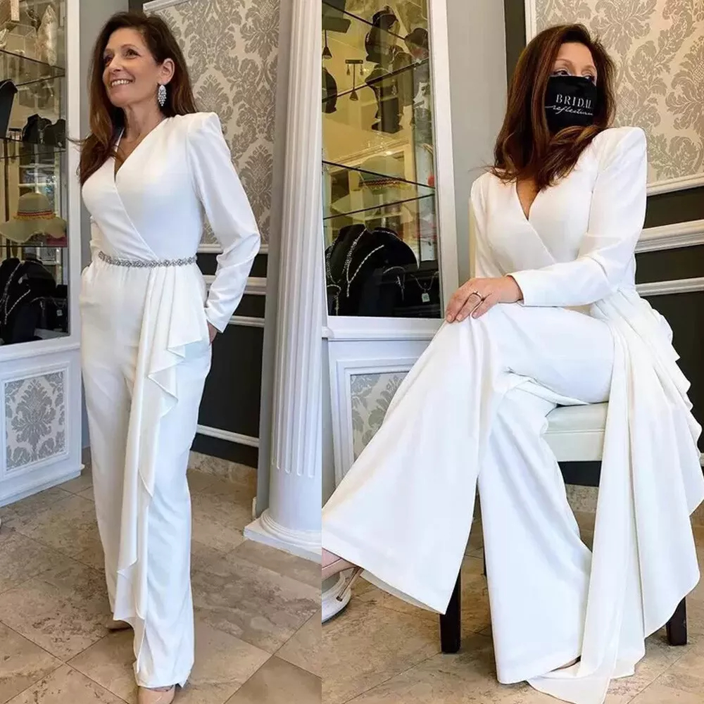 white jumpsuit