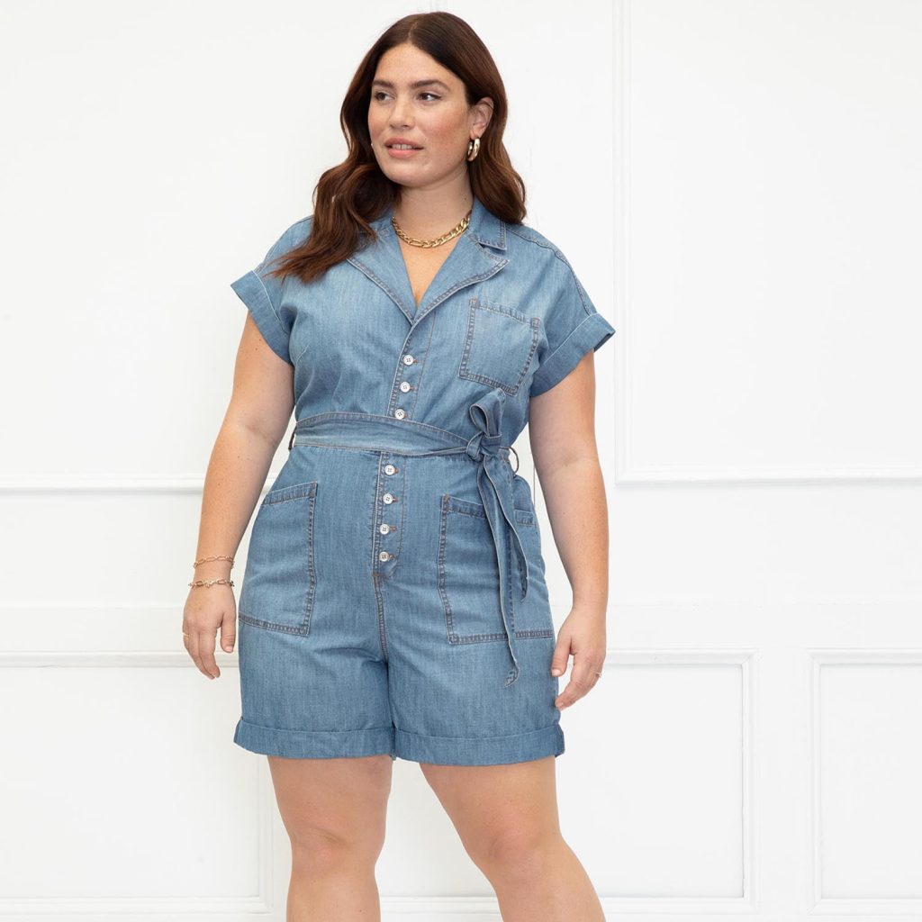 jean jumpsuit plus size