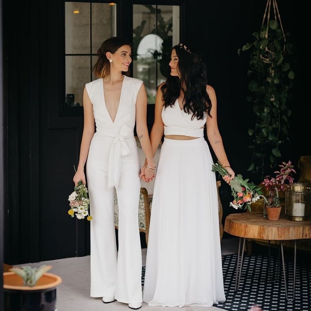 unique jumpsuit styles for weddings