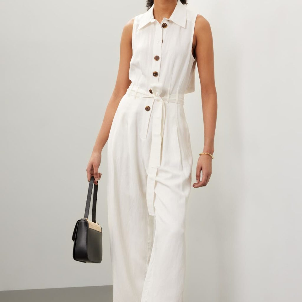 	
reiss white jumpsuit