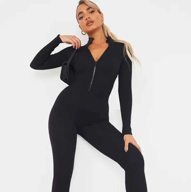 ribbed jumpsuit