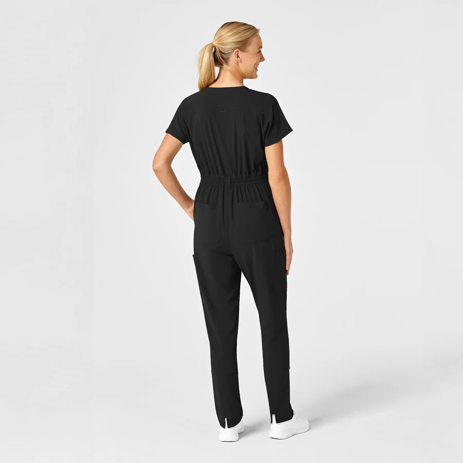 women's black jumpsuit