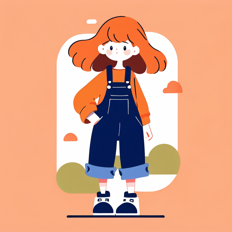 orange overalls